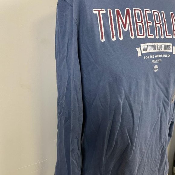 Timberland Men's LONG SLEEVE TURQUOISE T-Shirt 6208J-432 SIZE : L - Picture 6 of 6
